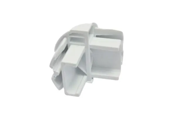 Cantoneira Superior 8mm para Box Roaplas Cantoneira Superior 8mm Branca para Box