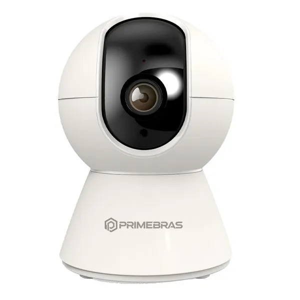 Câmera Monitoramento Giratória 360º Wi-Fi Visão Noturna Primebras Câmera de Monitoramento Giratória 360º Wi-Fi com Visão Noturna
