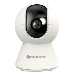Câmera Monitoramento Giratória 360º Wi-Fi Visão Noturna Primebras Câmera de Monitoramento Giratória 360º Wi-Fi com Visão Noturna