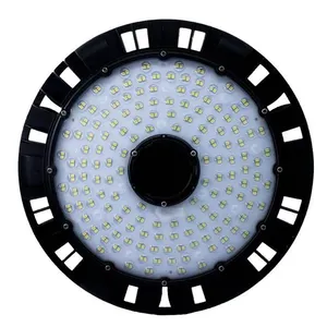 Luminária LED de Embutir High Bay Preta Bivolt Kian Luminária High Bay Led 200w Luz Branca 20000 Lúmens Bivolt Kian