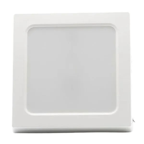 Painel LED de Sobrepor Quadrado Luz Amarela Bivolt LedBee Painel de LED Sobrepor 18W 20x20cm 1350 Lúmens Luz Amarela