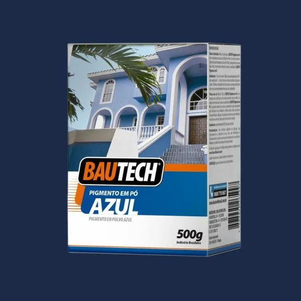 Corante em Pó Colorset 500g Bautech Corante em Pó Colorset Azul 500g Bautech