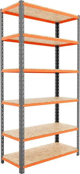 Estante Aço 6 Prateleiras Trava sem Parafuso Até 720Kg Presto Estante Aço 6 Prateleiras 1950x1000x450mm Trava sem Parafuso Até 720Kg
