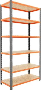 Estante Aço 6 Prateleiras Trava sem Parafuso Até 720Kg Presto Estante Aço 6 Prateleiras 1950x1000x450mm Trava sem Parafuso Até 720Kg