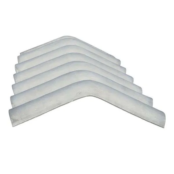 Cumeeira Normal Fibrocimento 15° Graus Cinza 110x60cm Casalit Cumeeira Normal Impermeabilizada 15° Graus 1,10m Casalit