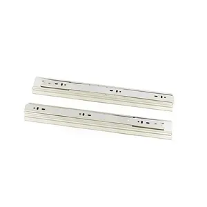 Corrediça Telescópica em Aço Push Open Até 35Kg 1 Par Jomarkits Corrediça Telescópica Push Open 45x350mm Até 35Kg 01 Par em Aço