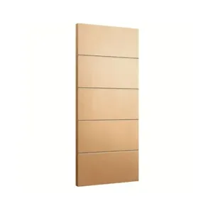 Folha de Porta Frisada Sarrafeada HDF Pinus Angelim FR02 JB Paes Folha de Porta Frisada Sarrafeada HDF Pinus Angelim FR02 210x60cm
