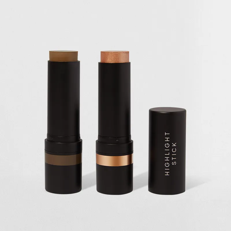 Kit Contorno em Bastão Marrom Médio + Iluminador em Bastão Bronze Océane Edition (2 Produtos)