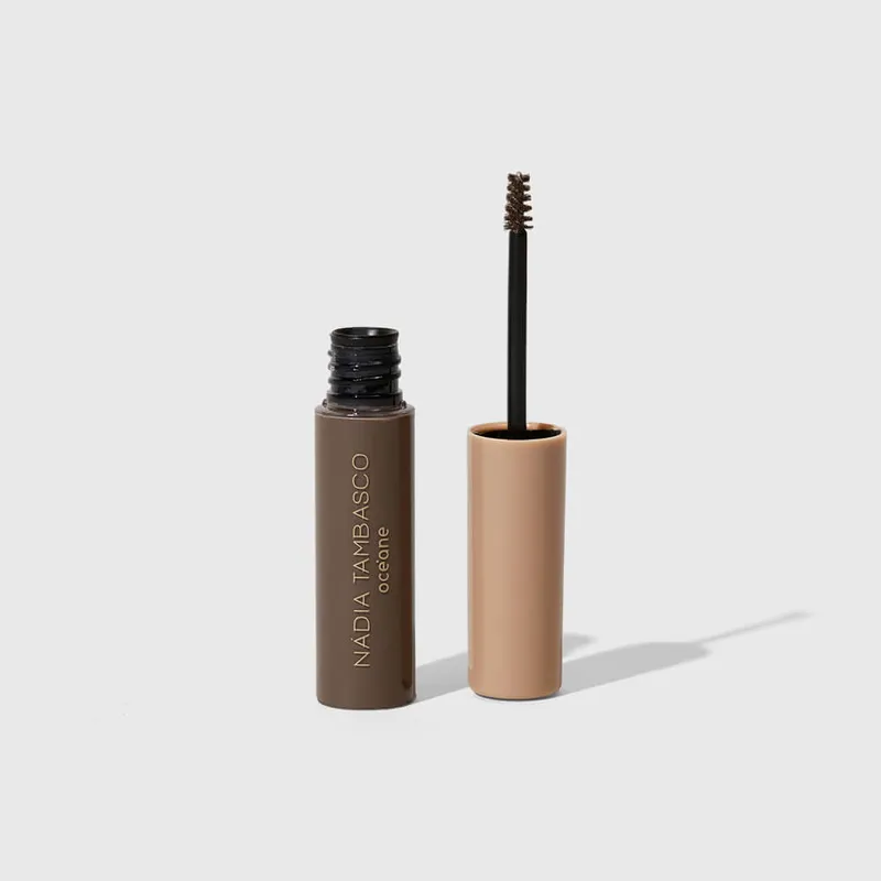Máscara de Sobrancelha Castanho Escuro Nádia Tambasco By Océane - Brow Definer Deep Brown 5ml