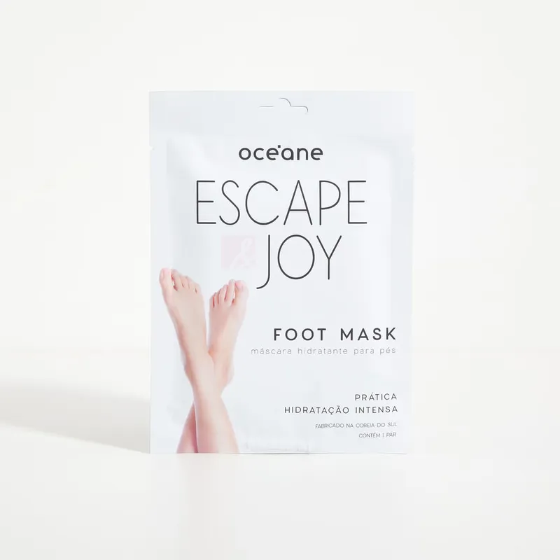 Máscara Hidratante para Pés com Óleo de Coco - Foot Mask 1 Par