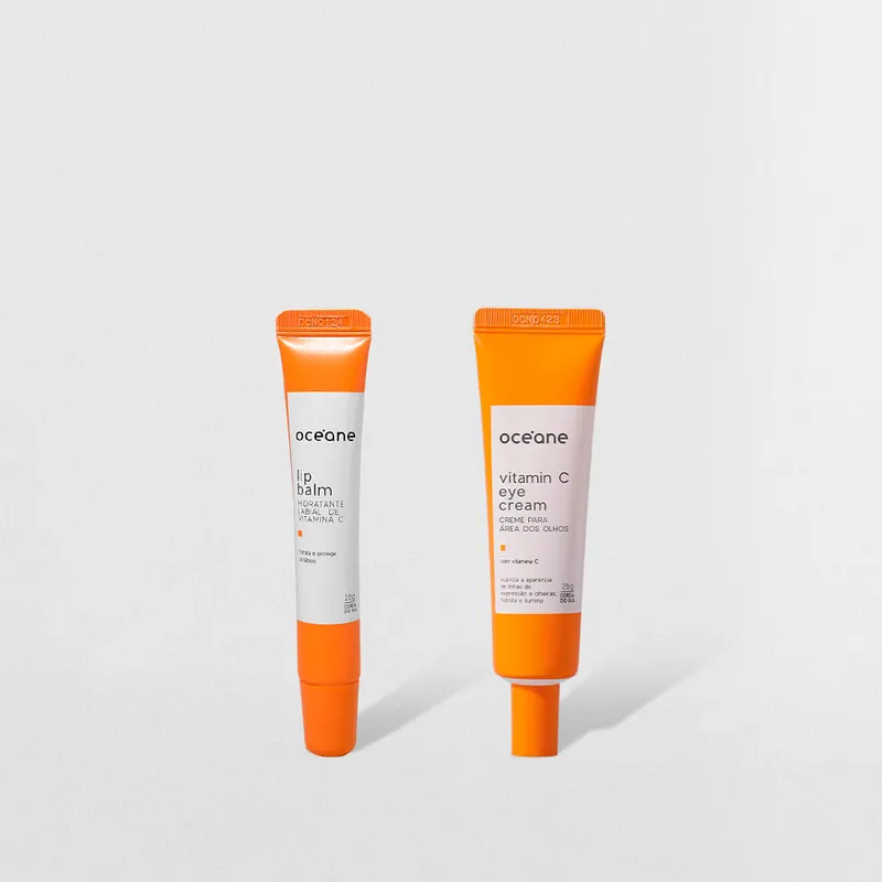 Kit Hidratação Vitamina C Olhos e Boca (2 Produtos)