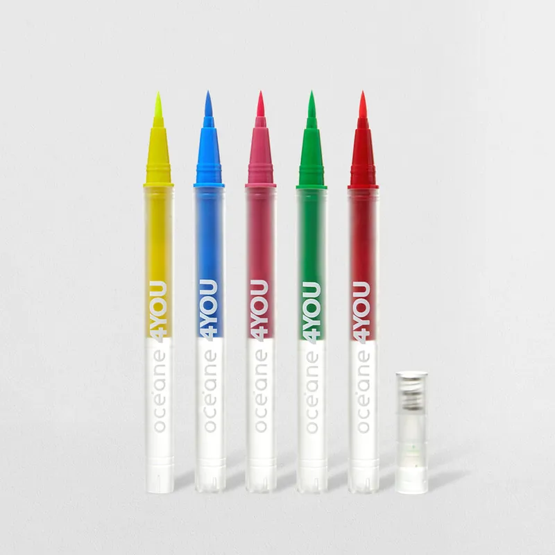 Kit Caneta Delineadora Flash Color Pen Neon 4you (5 Produtos)