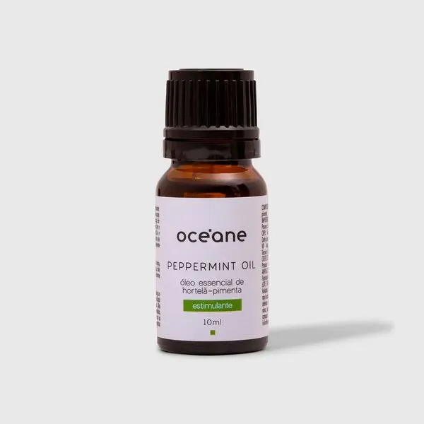 Óleo Essencial de Hortelã e Pimenta - Peppermint Oil 10ml Océane Óleo Essencial de Hortelã e Pimenta - Peppermint Oil 10ml