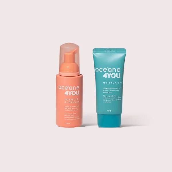 Kit Espuma Facial + Hidratante Facial 4you (2 Produtos)