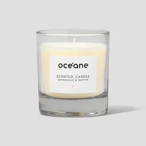 Vela Aromatizada de Sândalo e Jasmim - Scented Candle 180g