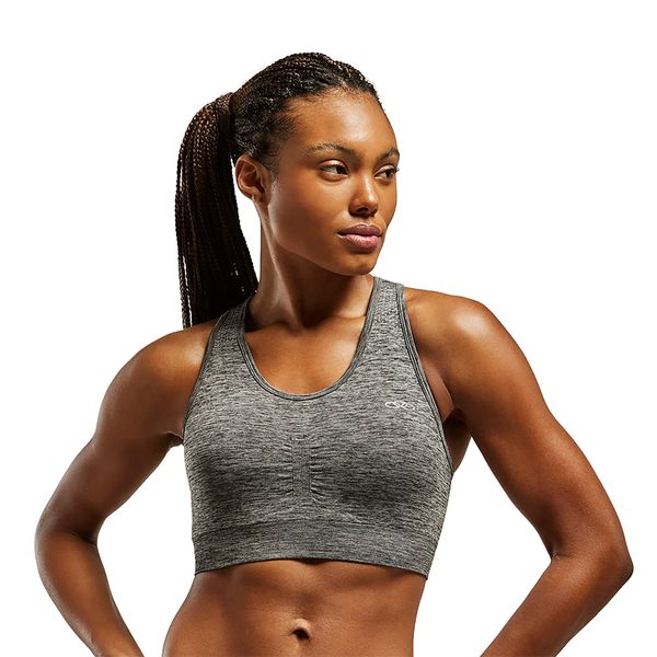 Top Knit Olympikus Feminino P Cinza