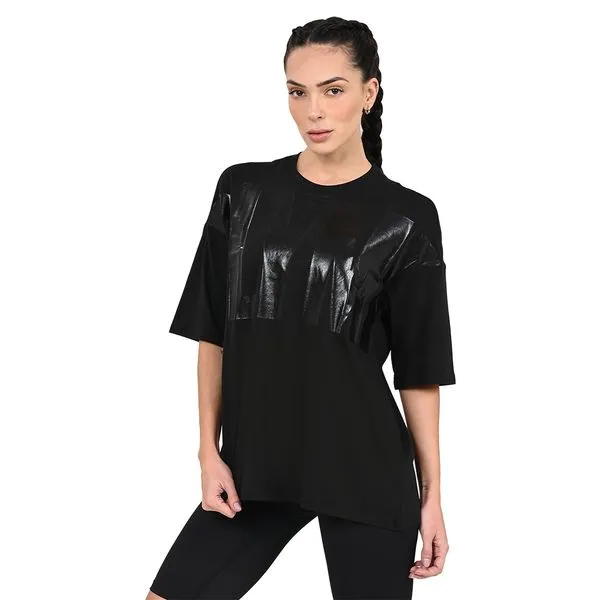 Camiseta Over Olympikus Feminina P Preto