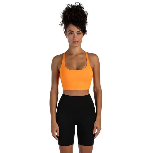 Top Corre Médio Impacto Olympikus Feminino G Laranja