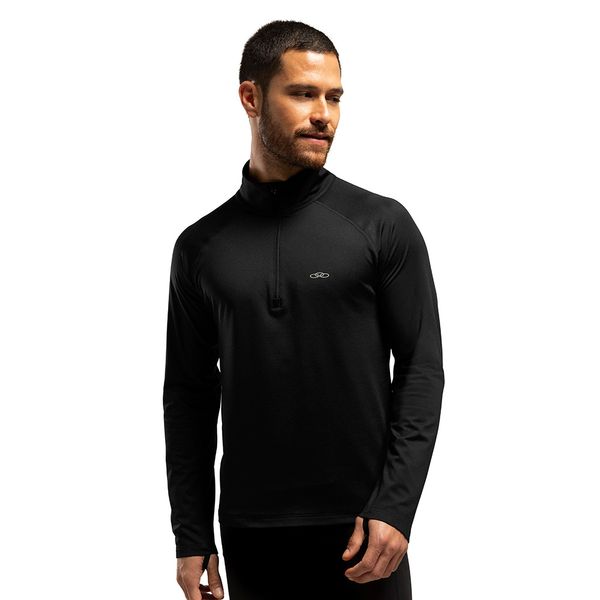 Blusa Térmica Manga Longa Olympikus P Preto