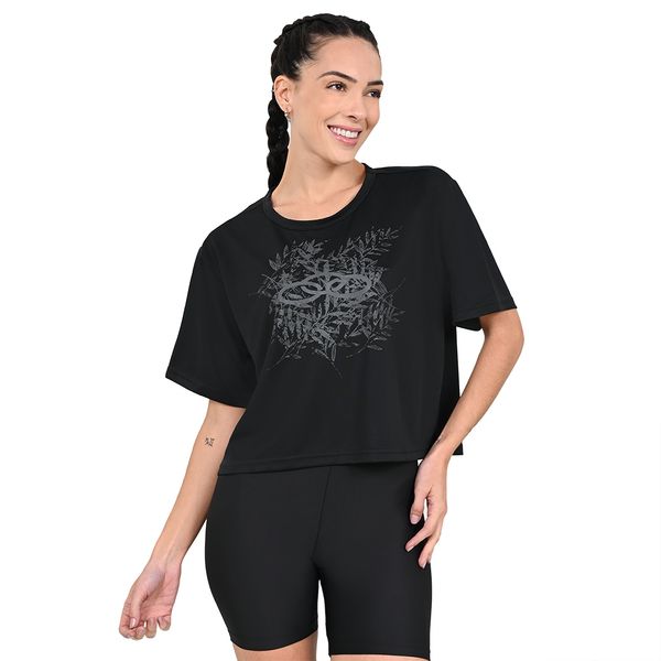 Camiseta Box Complemento Olympikus Feminina M Preto