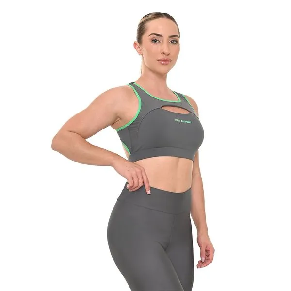 Top Flex Compression Olympikus Feminino M Cinza