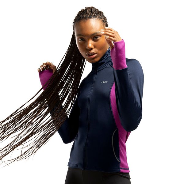Jaqueta Funcionalidade Termo Olympikus Feminina M Azul