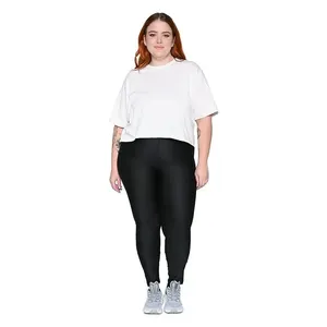 Camiseta Comfy Tape Olympikus Feminina Plus Size G2 Bege