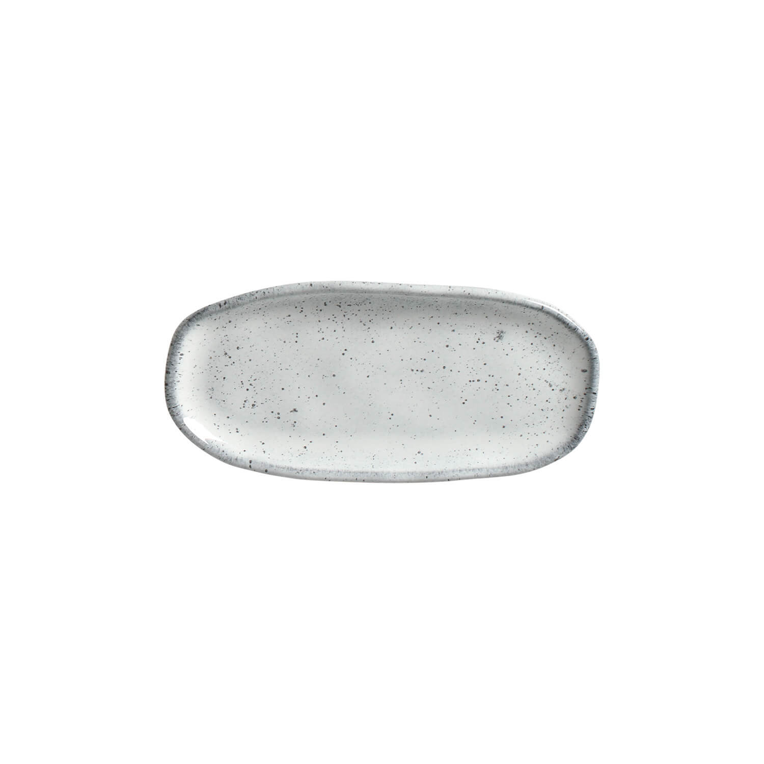 Conjunto com 4 Travessas Oval Rasa Mini Orgânico Echo 16,5x8cm