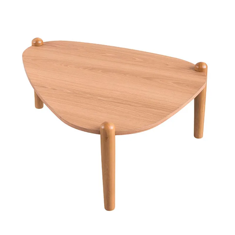 Mesa de Centro Triangular Orgânica Hanover 84x68cm
