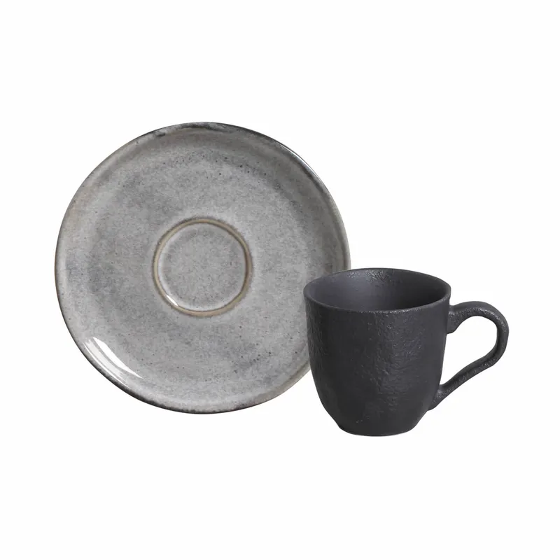 Conjunto com 6 Xícaras de Café com Pires Bio Dust 120ml