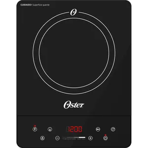 Cooktop de Indução 1 Boca Oster Touch Screen Portátil - 127V