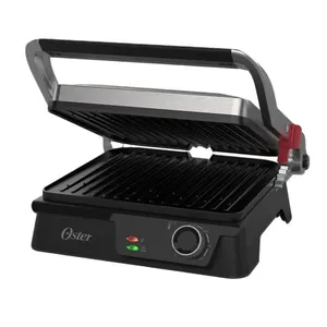 Grill Elétrico Multiuso Inox Oster 2 em 1 - 127V