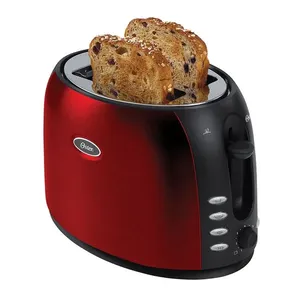 Torradeira Oster Aco Inox Vermelha 127V