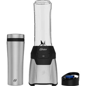 Liquidificador Portátil Power Blender Inox Oster com 2 Jarras To Go - 127V