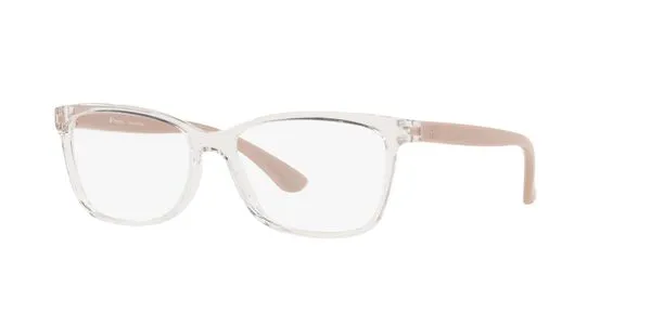 Armação de Óculos de Grau Feminina Tecnol Retangular TN3073 Cor Transparente e Rosa