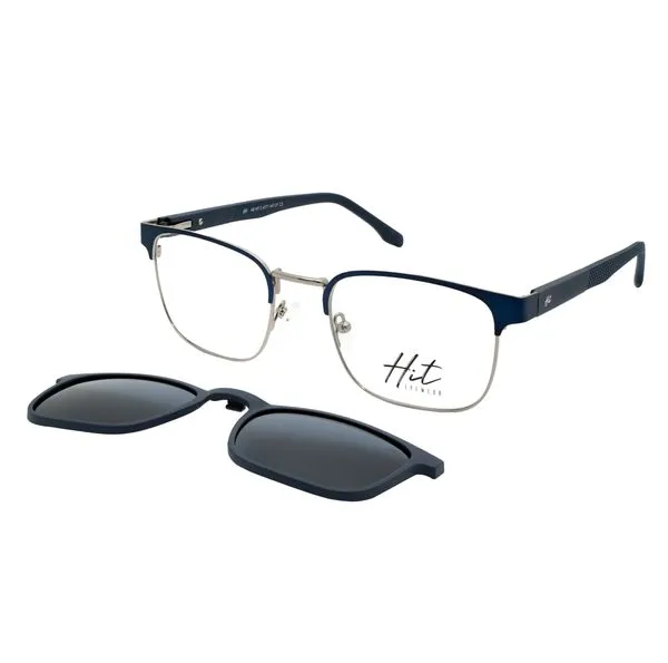 Óculos Clipon Hit, modelo 2 4271, cor Azul Marinho, tamanho 52