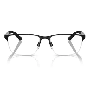 Armação de Óculos de Grau Emporio Armani EA1164 Masculino Retangular Metal Preto