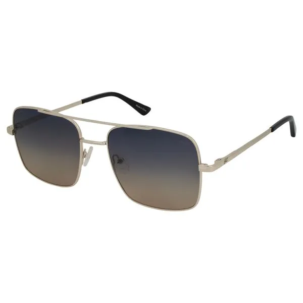 Óculos de sol Hit, modelo 3 4099, cor Degradê Azul e Marrom, tamanho 56