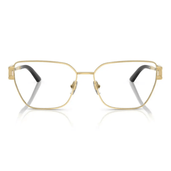 Armação de Óculos de Grau Versace VE1301 Feminino Borboleta Metal Dourado