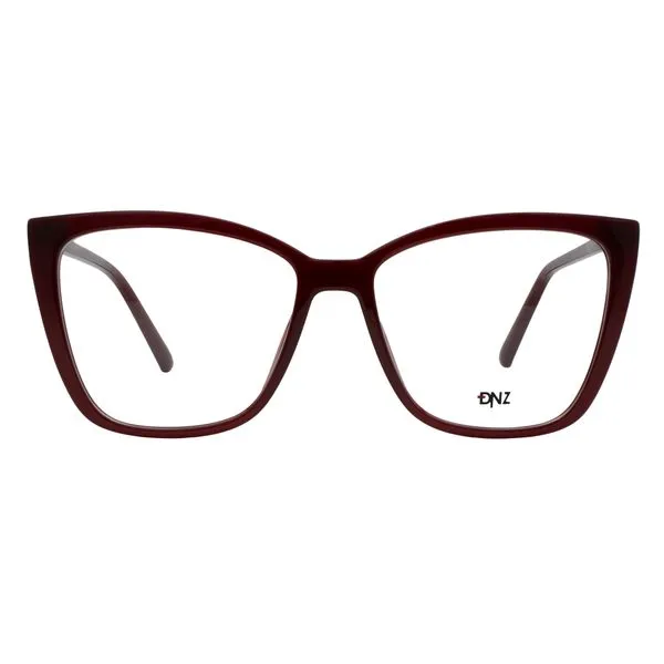 Armação de Óculos de Grau Dnz, modelo 1 4210, cor C2 Armação de Óculos de Grau Dnz, modelo 1 4210, cor Cereja