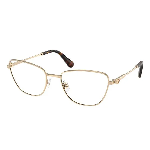 Armação de Óculos de Grau Feminina Swarovski Gatinho SK1018 Cor Pale Gold