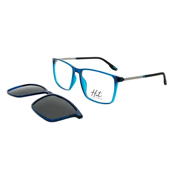Óculos Clipon Hit, modelo 2 4031, cor Azul, tamanho 54