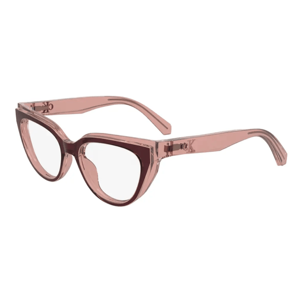 Armação de Óculos de Grau Calvin Klein Jeans CKJ2462 Feminino Gatinho Acetato Vermelho