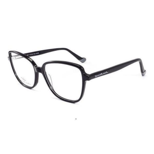 Armação de Óculos de Grau Jean Marcell JM6073 Feminino Quadrado Acetato Preto