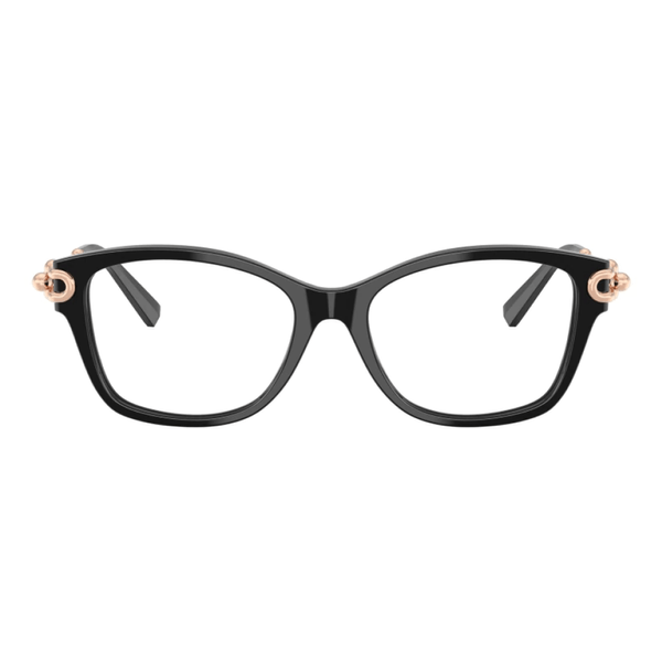 Armação de Óculos de Grau Tiffany & Co TF2266 Feminino Gatinho Acetato Preto