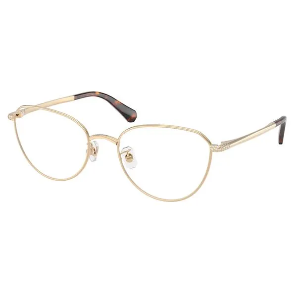 Armação de Óculos de Grau Feminina Swarovski Oval SK1029D Cor Pale Gold