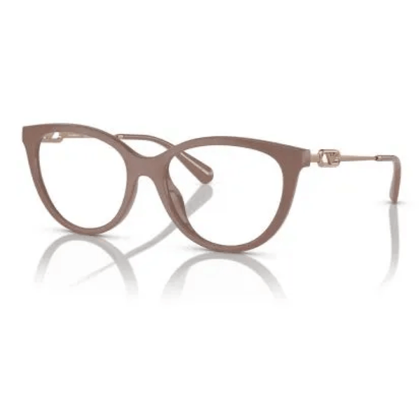 Óculos de Grau Emporio Armani EA4213U Feminino Gatinho Acetato Marrom