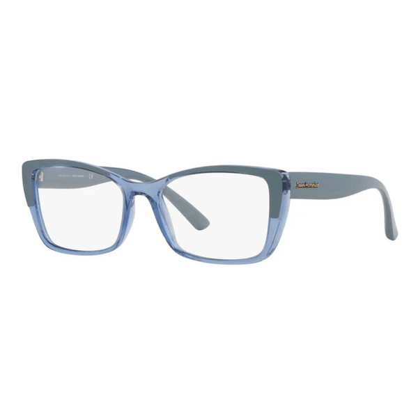 Armação de Óculos de Grau Jean Monnier 8325 Feminino Borboleta Acetato Azul