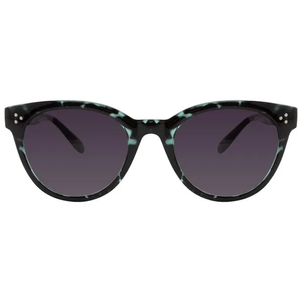 Óculos de Sol Dnz Armação SDNZ14242C3 Feminino Gatinho Demi Verde Injetado