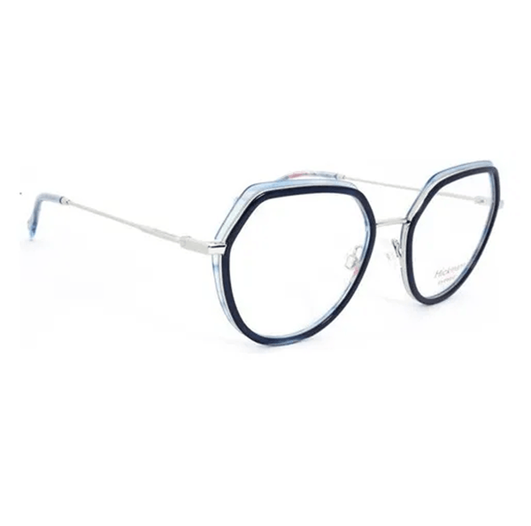 Armação de Óculos de Grau Ana Hickmann HI40004 Feminino Hexagonal Acetato Azul